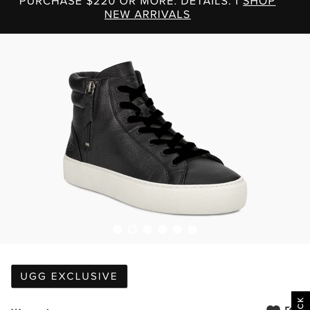 New UGG Olli Sneakers Sz 9.5 FIRM ON PRICE